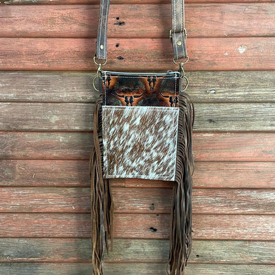 023 Carrie - Longhorn w/ Fireskulls-Carrie-Western-Cowhide-Bags-Handmade-Products-Gifts-Dancing Cactus Designs