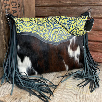 024 Oakley - Tricolor w/ Yellowstone River Tool-Oakley-Western-Cowhide-Bags-Handmade-Products-Gifts-Dancing Cactus Designs