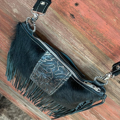 024 Patsy - Black w/ Autumn Ash-Patsy-Western-Cowhide-Bags-Handmade-Products-Gifts-Dancing Cactus Designs