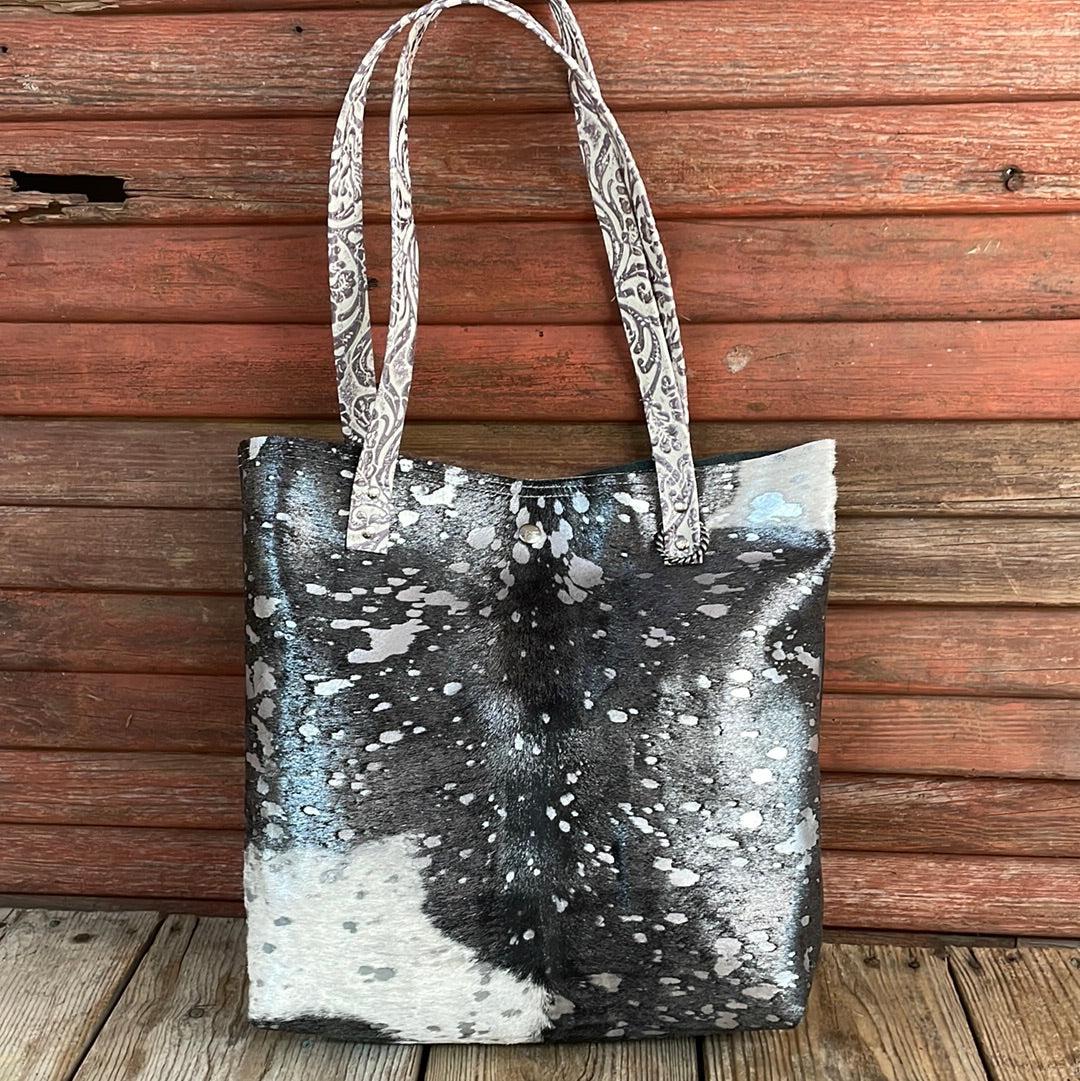 024 Trisha - Silver Acid w/ Blank Slate-Trisha-Western-Cowhide-Bags-Handmade-Products-Gifts-Dancing Cactus Designs