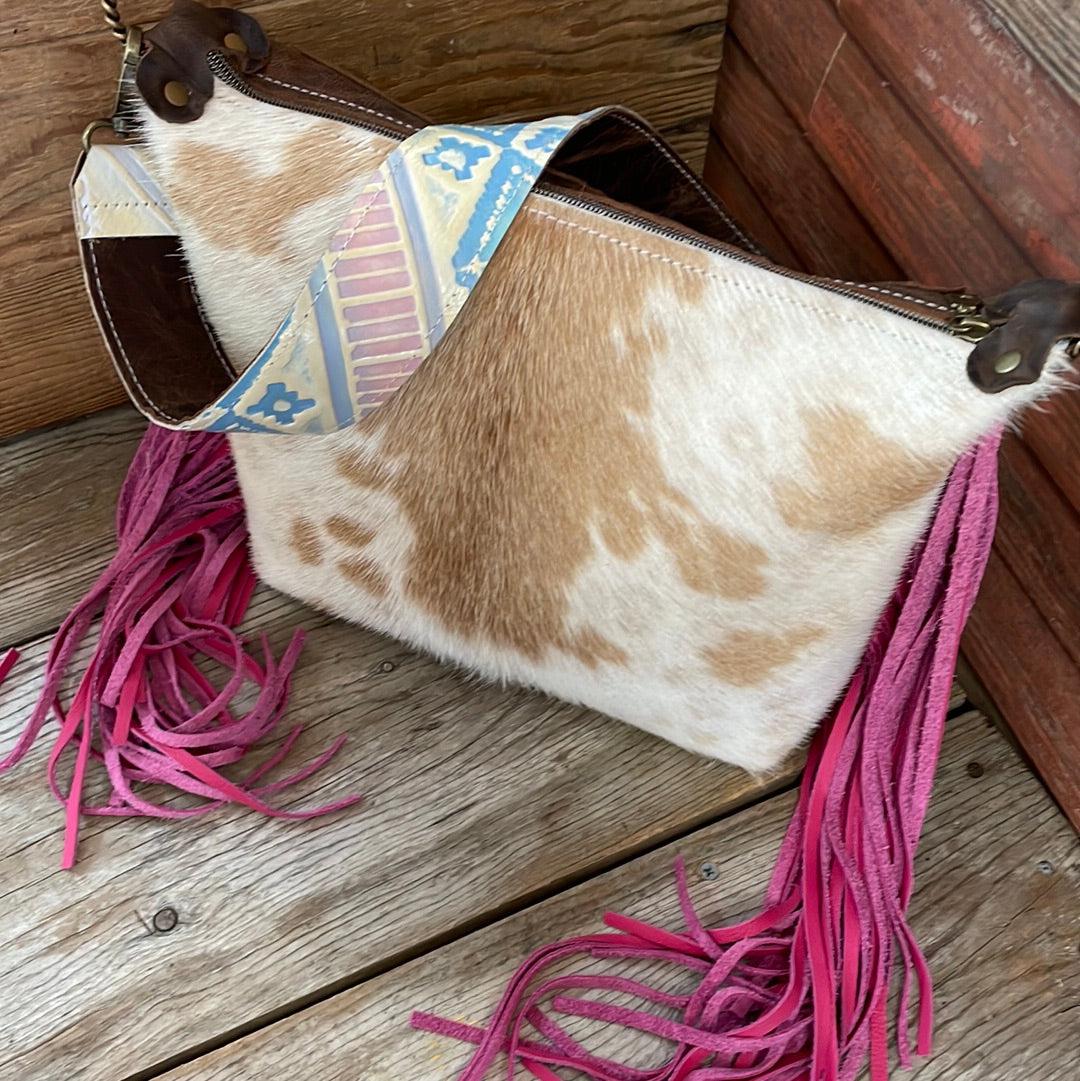 025 Annie - Longhorn w/ Blank Slate-Annie-Western-Cowhide-Bags-Handmade-Products-Gifts-Dancing Cactus Designs
