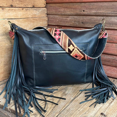 030 Oakley - Longhorn w/ Summit Fire-Oakley-Western-Cowhide-Bags-Handmade-Products-Gifts-Dancing Cactus Designs