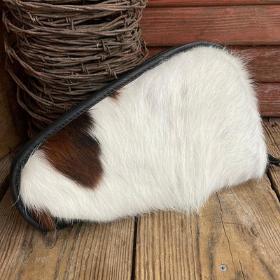 031 Large Pistol Case - Tricolor w/-Large Pistol Case-Western-Cowhide-Bags-Handmade-Products-Gifts-Dancing Cactus Designs