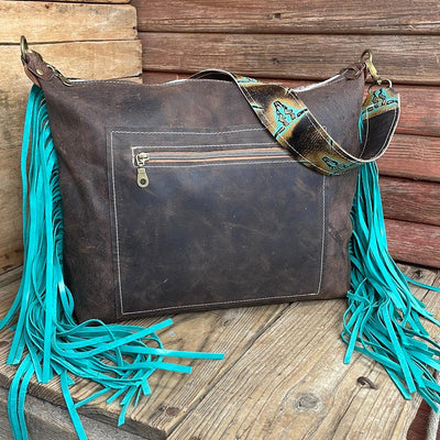031 Oakley - Brindle w/ Patina Skulls-Oakley-Western-Cowhide-Bags-Handmade-Products-Gifts-Dancing Cactus Designs