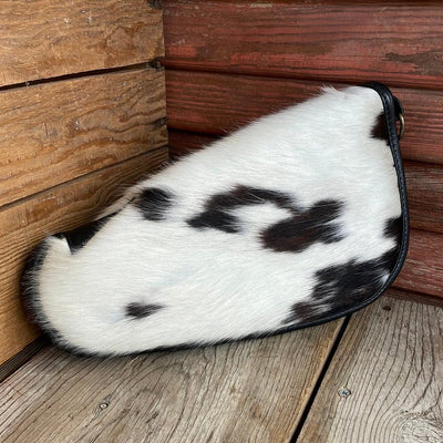 032 Medium Pistol Case - Cowhide w/-Medium Pistol Case-Western-Cowhide-Bags-Handmade-Products-Gifts-Dancing Cactus Designs