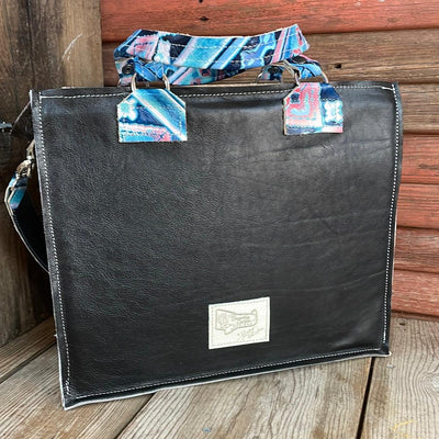 034 Clerk - Longhorn w/ Tucson Sundown-Clerk-Western-Cowhide-Bags-Handmade-Products-Gifts-Dancing Cactus Designs