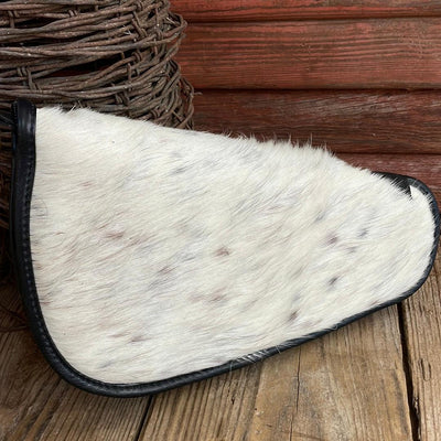 034 Large Pistol Case - Black & White w/-Large Pistol Case-Western-Cowhide-Bags-Handmade-Products-Gifts-Dancing Cactus Designs