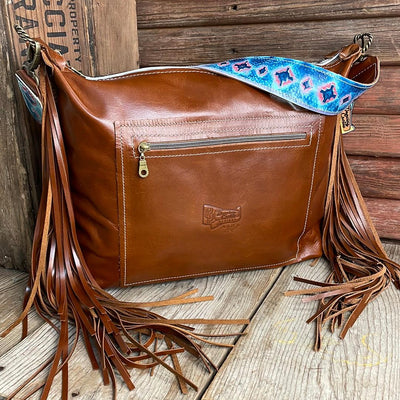 034 Oakley - Black & White w/ 79' NFR Patch-Oakley-Western-Cowhide-Bags-Handmade-Products-Gifts-Dancing Cactus Designs