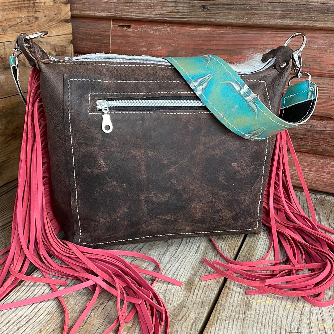 035 Annie - Tricolor w/ Margarita Skulls-Annie-Western-Cowhide-Bags-Handmade-Products-Gifts-Dancing Cactus Designs