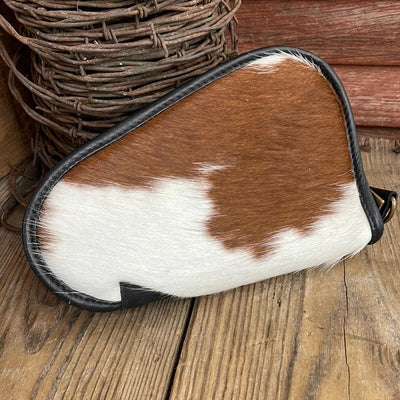 039 Small Pistol Case - Tricolor w/-Small Pistol Case-Western-Cowhide-Bags-Handmade-Products-Gifts-Dancing Cactus Designs