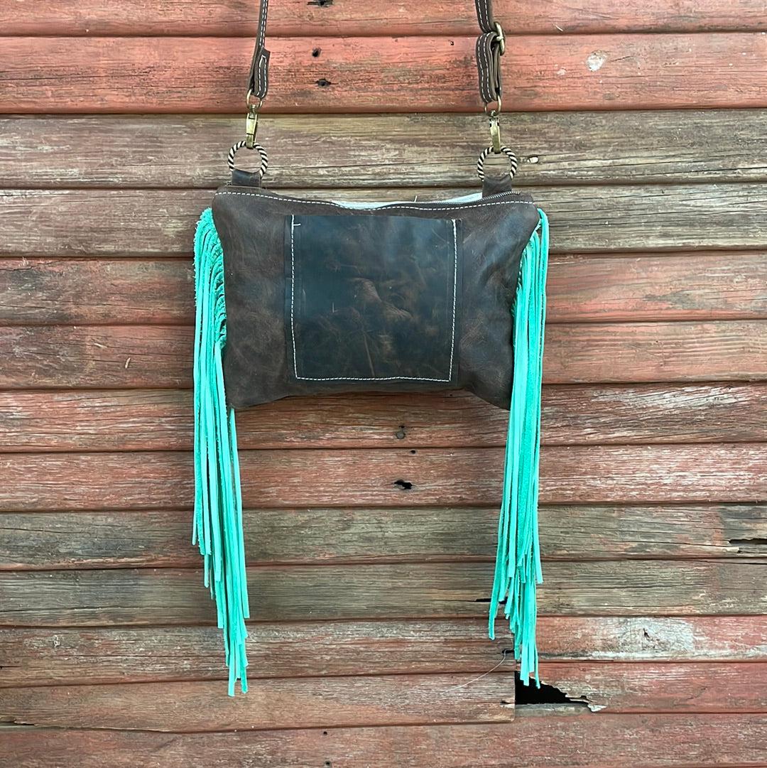 040 Patsy - Dark Brindle w/ 90's Party-Patsy-Western-Cowhide-Bags-Handmade-Products-Gifts-Dancing Cactus Designs