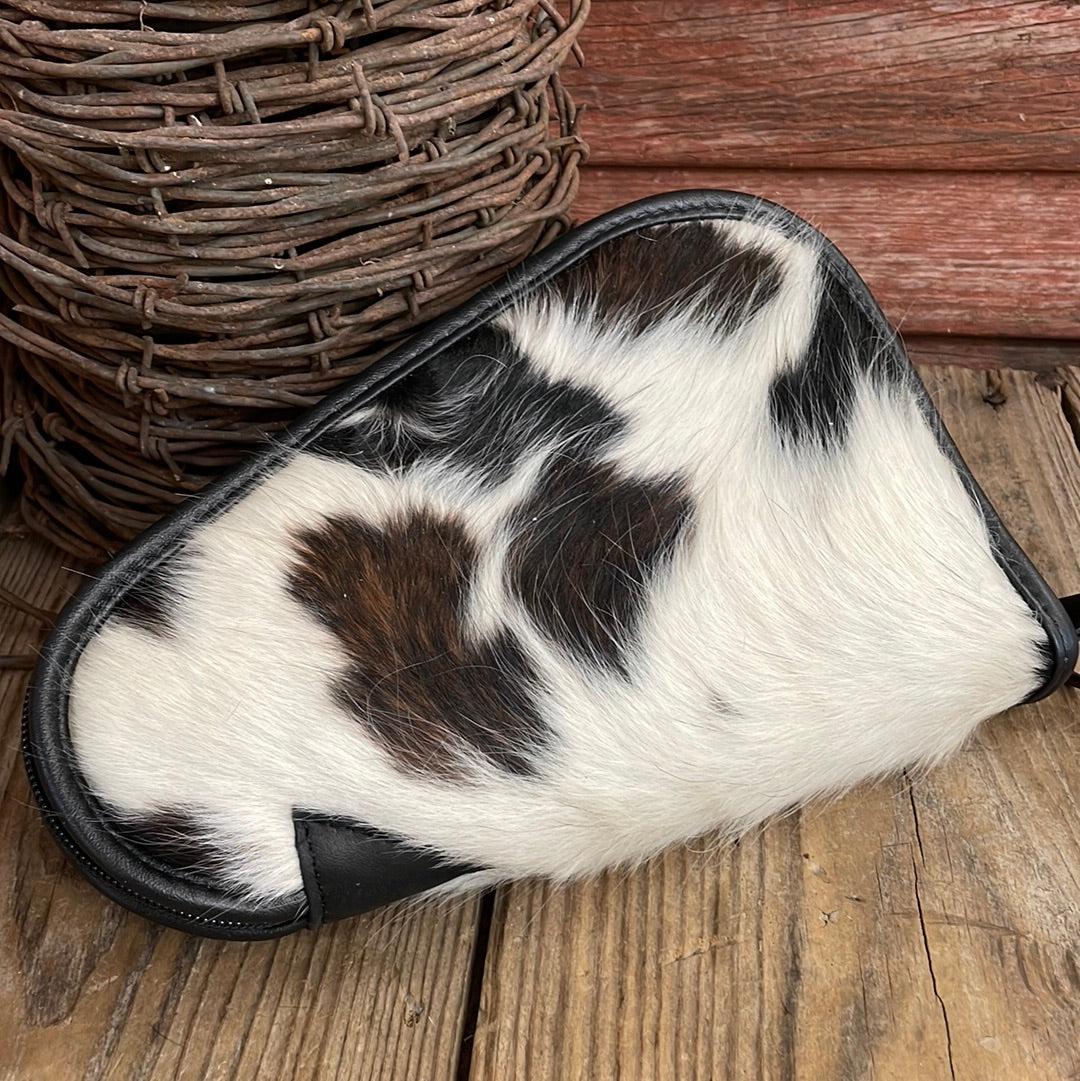 040 Small Pistol Case - Tricolor w/-Small Pistol Case-Western-Cowhide-Bags-Handmade-Products-Gifts-Dancing Cactus Designs