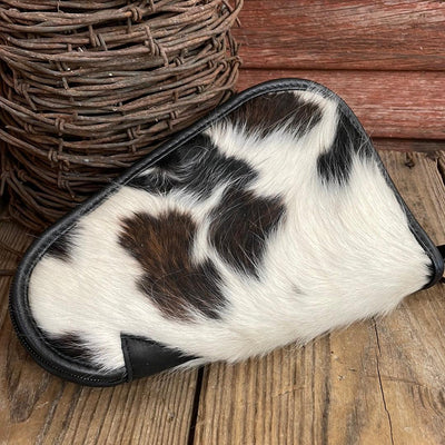 040 Small Pistol Case - Tricolor w/-Small Pistol Case-Western-Cowhide-Bags-Handmade-Products-Gifts-Dancing Cactus Designs