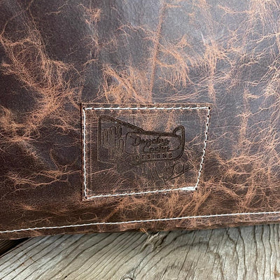041 June - Brindle w/ Summit Fire-June-Western-Cowhide-Bags-Handmade-Products-Gifts-Dancing Cactus Designs