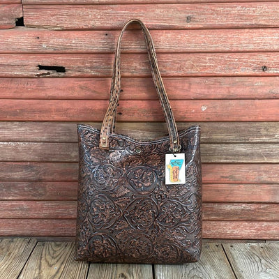 046 Trisha - Blank Slate w/ Cowboy Tool-Trisha-Western-Cowhide-Bags-Handmade-Products-Gifts-Dancing Cactus Designs