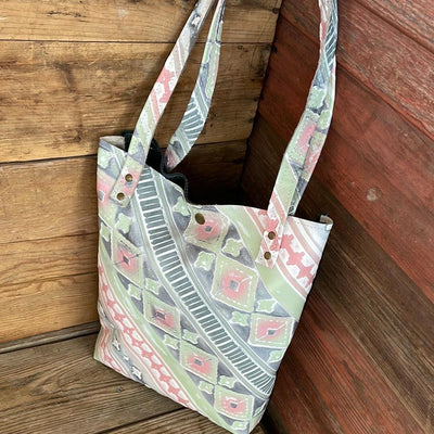 055 Trisha - w/ Watermelon Wine-Trisha-Western-Cowhide-Bags-Handmade-Products-Gifts-Dancing Cactus Designs