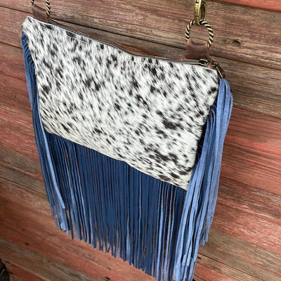 058 Patsy - B&W Speckle w/ Blank Slate-Patsy-Western-Cowhide-Bags-Handmade-Products-Gifts-Dancing Cactus Designs
