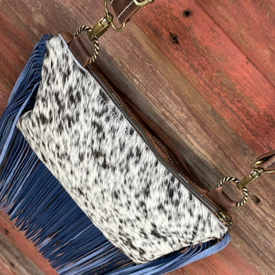 058 Patsy - B&W Speckle w/ Blank Slate-Patsy-Western-Cowhide-Bags-Handmade-Products-Gifts-Dancing Cactus Designs