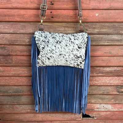 058 Patsy - B&W Speckle w/ Blank Slate-Patsy-Western-Cowhide-Bags-Handmade-Products-Gifts-Dancing Cactus Designs