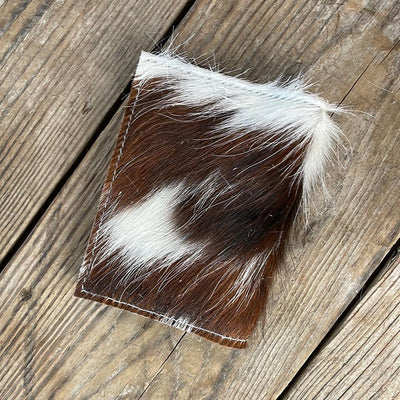 063 Passport Cover - Tricolor w/ Fiesta Navajo-Passport Cover-Western-Cowhide-Bags-Handmade-Products-Gifts-Dancing Cactus Designs