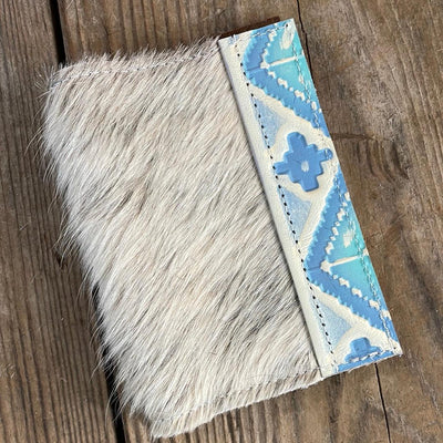064 Passport Cover - Unicorn w/ Encanto Navajo-Passport Cover-Western-Cowhide-Bags-Handmade-Products-Gifts-Dancing Cactus Designs
