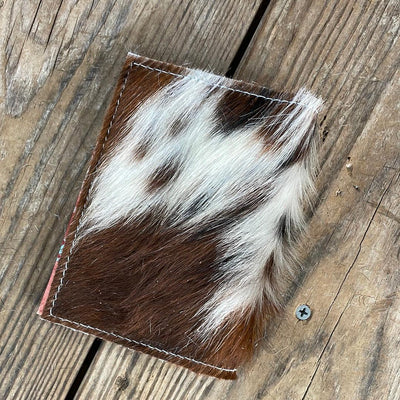 065 Passport Cover - Tricolor w/ Fiesta Navajo-Passport Cover-Western-Cowhide-Bags-Handmade-Products-Gifts-Dancing Cactus Designs