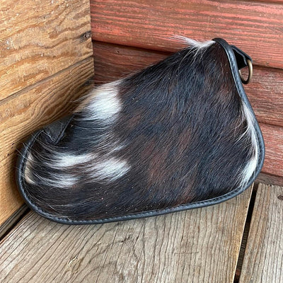 073 Small Pistol Case - Cowhide w/-Small Pistol Case-Western-Cowhide-Bags-Handmade-Products-Gifts-Dancing Cactus Designs
