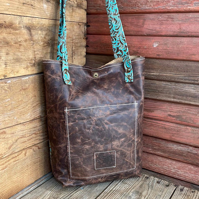 076 Trisha - w/ Caracole Tool-Trisha-Western-Cowhide-Bags-Handmade-Products-Gifts-Dancing Cactus Designs