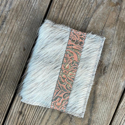 077 Passport Cover - Unicorn w/ Grapefruit Tool-Passport Cover-Western-Cowhide-Bags-Handmade-Products-Gifts-Dancing Cactus Designs