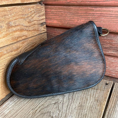 087 Small Pistol Case - Cowhide w/-Small Pistol Case-Western-Cowhide-Bags-Handmade-Products-Gifts-Dancing Cactus Designs