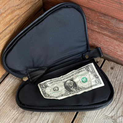 094 Small Pistol Case - Cowhide w/-Small Pistol Case-Western-Cowhide-Bags-Handmade-Products-Gifts-Dancing Cactus Designs