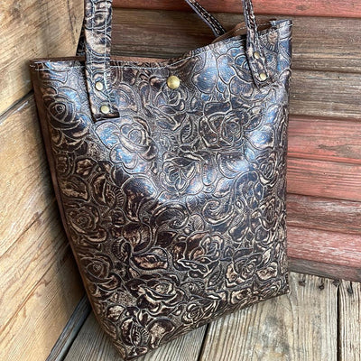 098 Trisha - w/ Deadwood Roses-Trisha-Western-Cowhide-Bags-Handmade-Products-Gifts-Dancing Cactus Designs