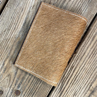 214 Passport Cover - Brindle w/ Mahogany Skulls-Passport Cover-Western-Cowhide-Bags-Handmade-Products-Gifts-Dancing Cactus Designs