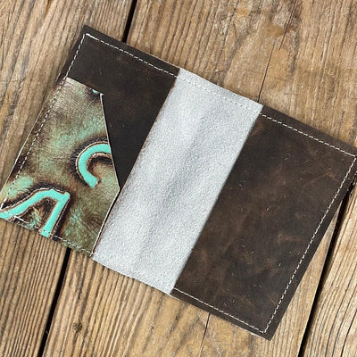 215 Passport Cover - Brindle w/ Patina Brands-Passport Cover-Western-Cowhide-Bags-Handmade-Products-Gifts-Dancing Cactus Designs