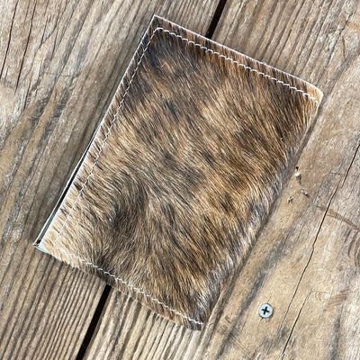 215 Passport Cover - Brindle w/ Patina Brands-Passport Cover-Western-Cowhide-Bags-Handmade-Products-Gifts-Dancing Cactus Designs