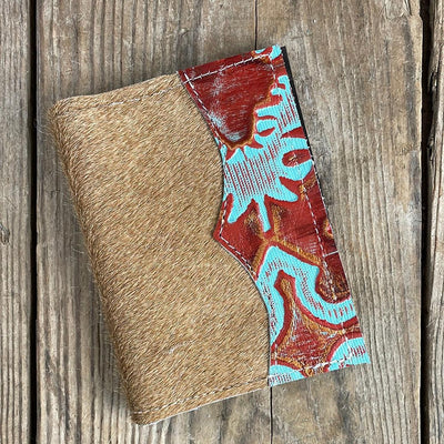 220 Passport Cover - Brindle w/ Patriot Laredo-Passport Cover-Western-Cowhide-Bags-Handmade-Products-Gifts-Dancing Cactus Designs