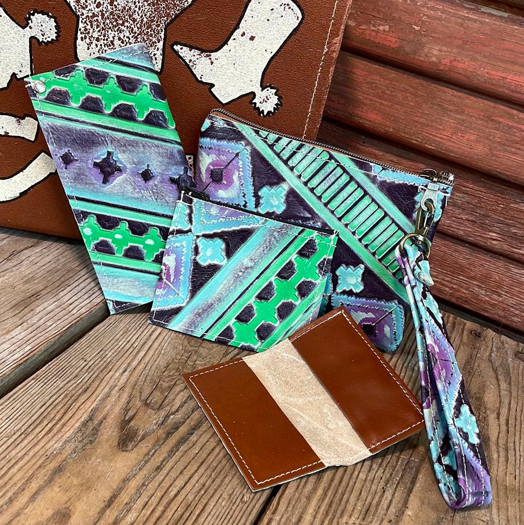 Accessory Set - w/ 90's Party Navajo-Accessory Set-Western-Cowhide-Bags-Handmade-Products-Gifts-Dancing Cactus Designs