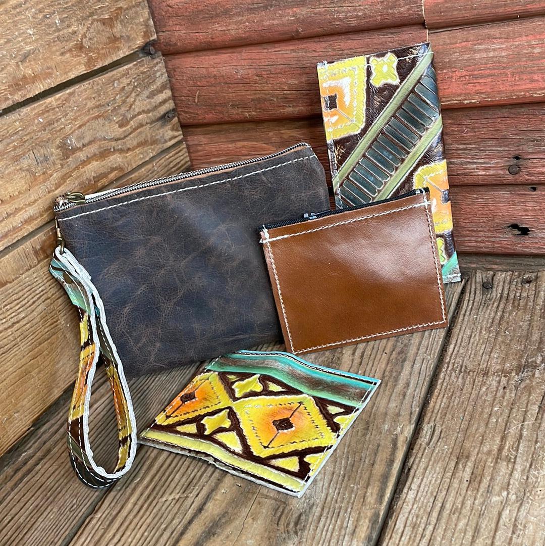 Accessory Set - w/ Auora Navajo-Accessory Set-Western-Cowhide-Bags-Handmade-Products-Gifts-Dancing Cactus Designs