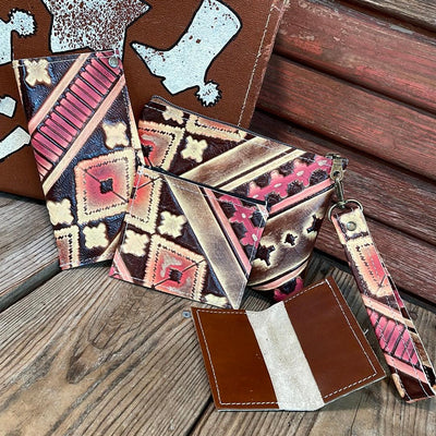Accessory Set - w/ Summit Fire Navajo-Accessory Set-Western-Cowhide-Bags-Handmade-Products-Gifts-Dancing Cactus Designs