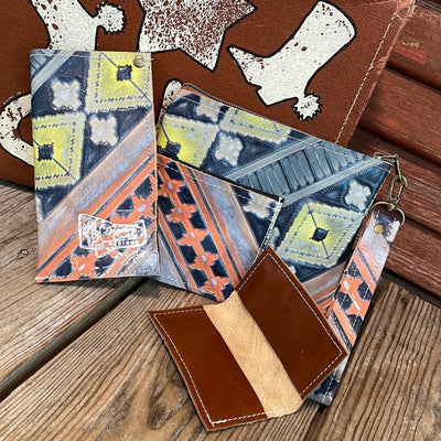Accessory Set - w/ Teton Sundown Navajo-Accessory Set-Western-Cowhide-Bags-Handmade-Products-Gifts-Dancing Cactus Designs