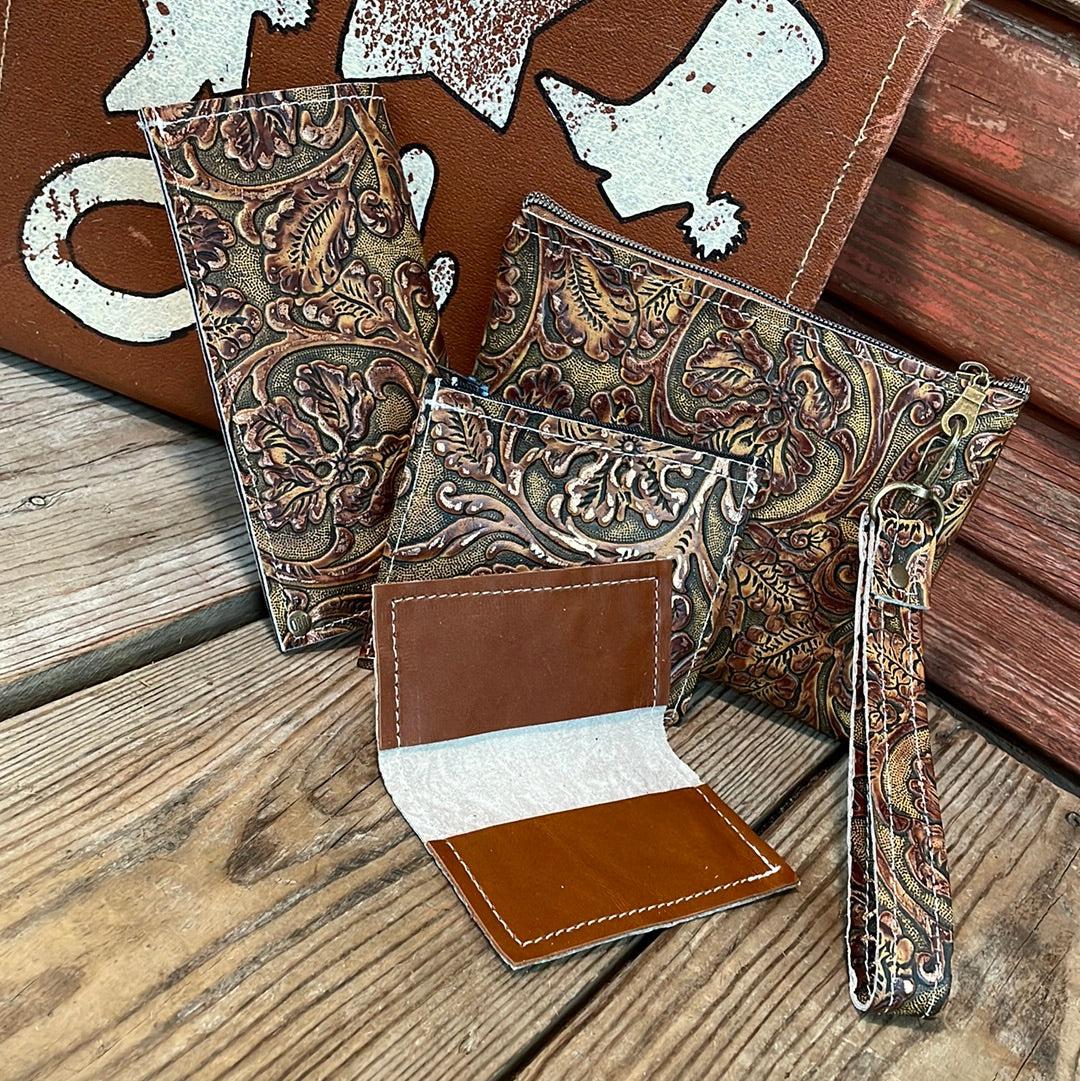 Accessory Set - w/ Wyoming Tool-Accessory Set-Western-Cowhide-Bags-Handmade-Products-Gifts-Dancing Cactus Designs