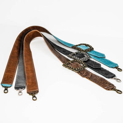Adjustable Crossbody Buckle Straps-Western-Cowhide-Bags-Handmade-Products-Gifts-Dancing Cactus Designs