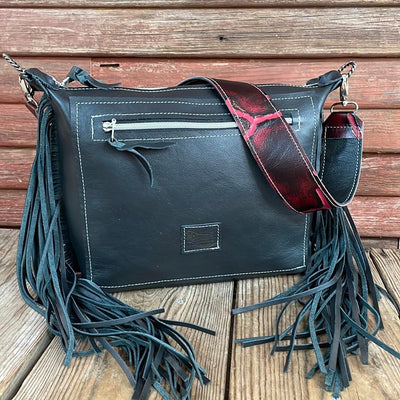 Annie - Black & White w/ Blank Slate-Annie-Western-Cowhide-Bags-Handmade-Products-Gifts-Dancing Cactus Designs