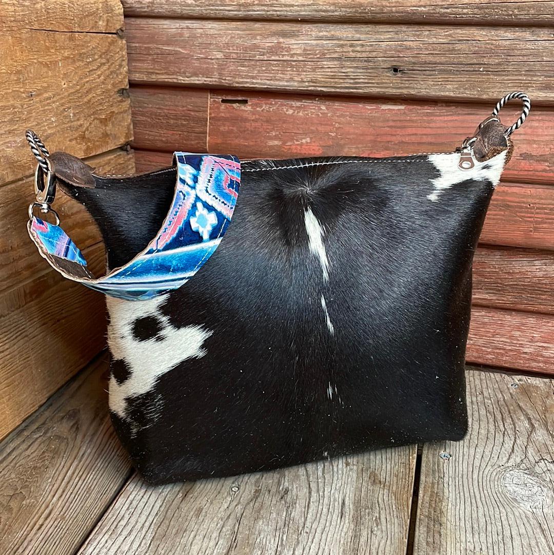 Annie - Black & White w/ Blank Slate-Annie-Western-Cowhide-Bags-Handmade-Products-Gifts-Dancing Cactus Designs