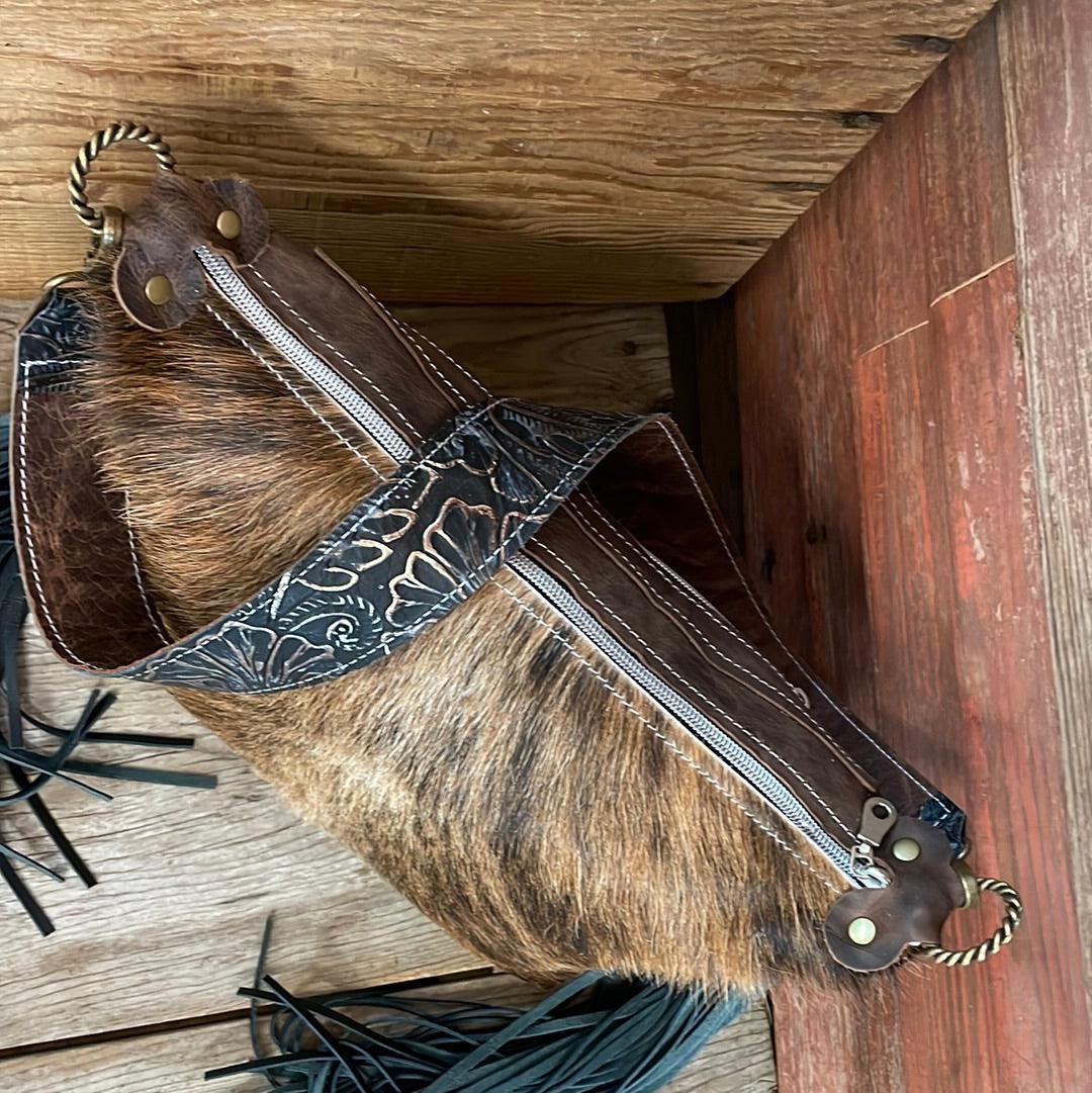 Annie - Brindle w/ Blank Slate-Annie-Western-Cowhide-Bags-Handmade-Products-Gifts-Dancing Cactus Designs