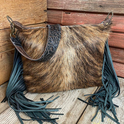 Annie - Brindle w/ Blank Slate-Annie-Western-Cowhide-Bags-Handmade-Products-Gifts-Dancing Cactus Designs