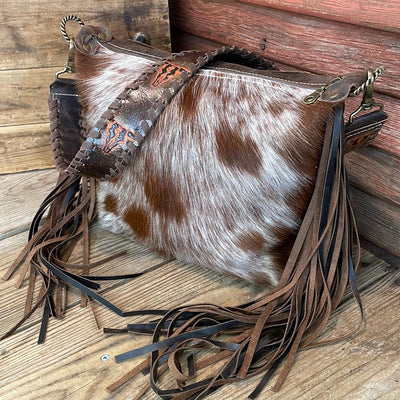 Annie - Longhorn w/ Blank Slate-Annie-Western-Cowhide-Bags-Handmade-Products-Gifts-Dancing Cactus Designs