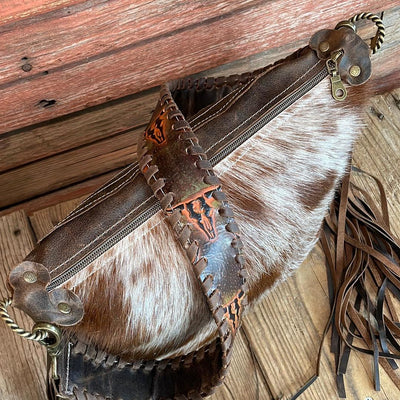 Annie - Longhorn w/ Blank Slate-Annie-Western-Cowhide-Bags-Handmade-Products-Gifts-Dancing Cactus Designs