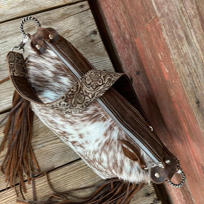 Annie - Longhorn w/ Blank Slate-Annie-Western-Cowhide-Bags-Handmade-Products-Gifts-Dancing Cactus Designs