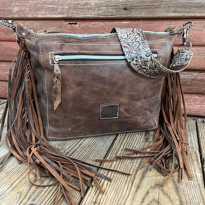 Annie - Longhorn w/ Blank Slate-Annie-Western-Cowhide-Bags-Handmade-Products-Gifts-Dancing Cactus Designs